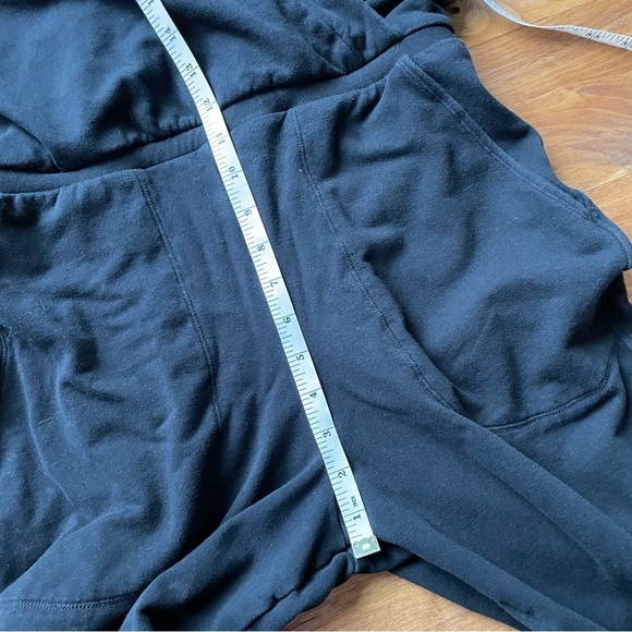 Nama Enlighten Hooded Onesie Elegant Black Long Sleeve Fleece Jumpsuit - Picture 9 of 11